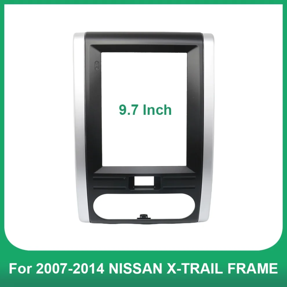 2007 2014 닛산 X-TRAIL 프레임, 자동차 라디오 스테레오, GPS, MP5, 안드로이드 플레이어, 2 Din Fascias 패널, 대시보드 프레임 커버, 9.7 인치