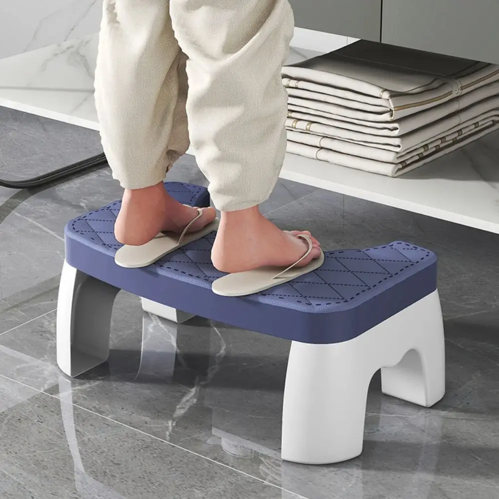 New Plastic Toilet Squat Stool 4colors Removable Toilet Seat Stool Non-slip Portable Foot Stool 's image 4