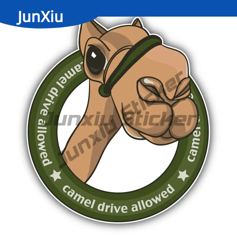 

Camel Drive Allowed Decal Car Window Bumper Truck Pickup Camper Car Body Anti Scratch Exterior Parts Sticker Assecories 2025