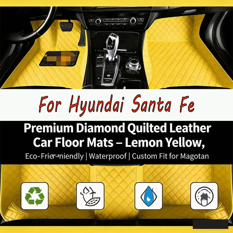 

Car floor mats for Hyundai Santa Fe (FIVE SEAT) 2010 2011 2012 Custom auto Accessories