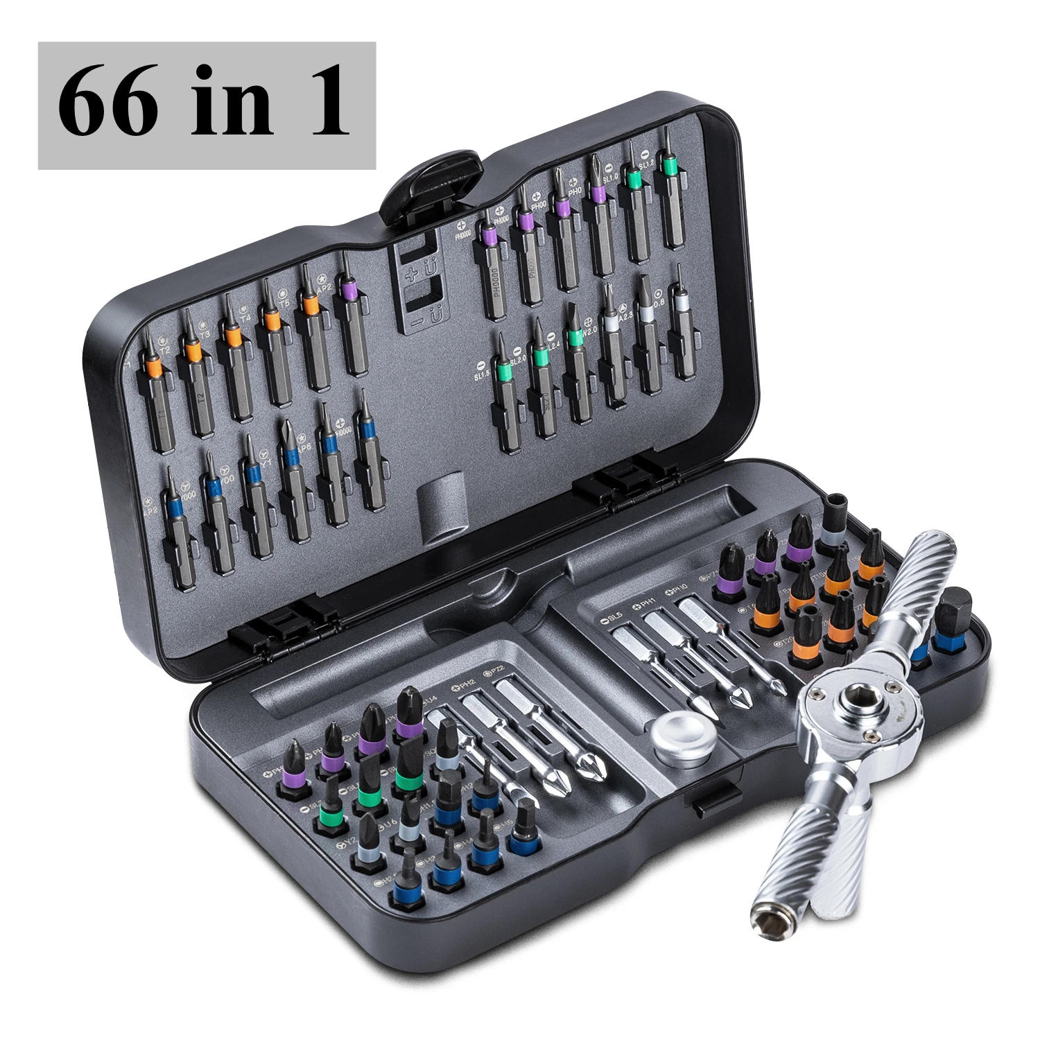 

Наборы инструментов: магнитный набор отверток с трещоткой, съемная Т-образная рукоятка, магнитное крепление для мебели, электроники и велосипедов, 40/66 предметов в 1 наборе