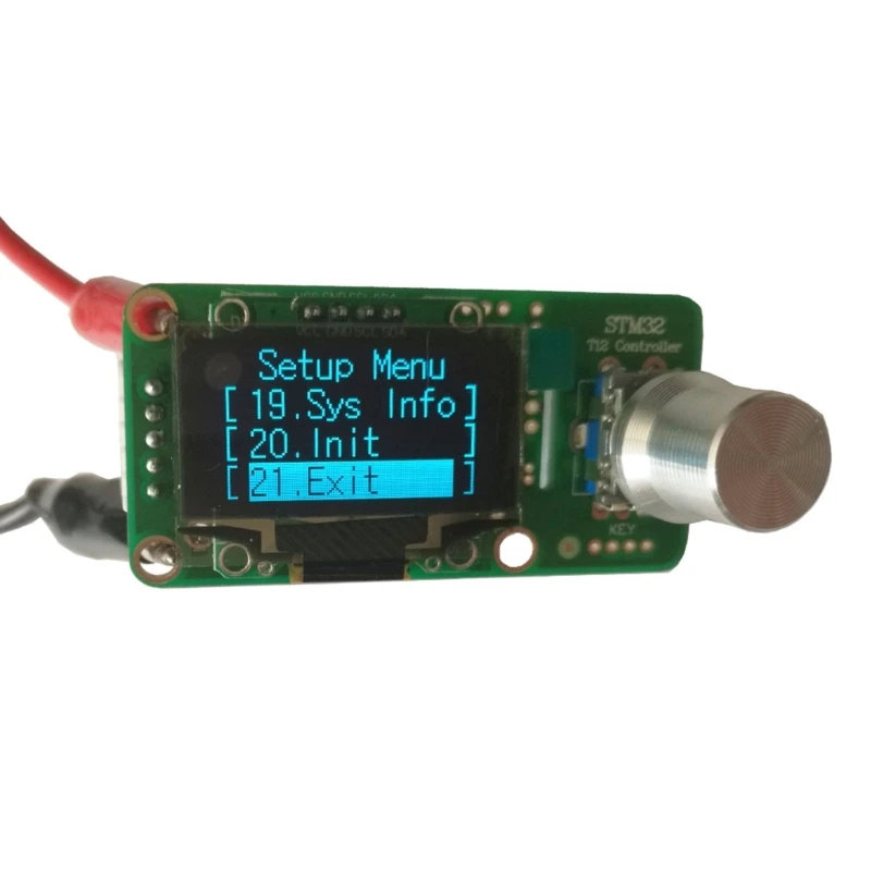 Tablero de control de soldadura de consola de soldadura DIY T12 de pantalla grande STM32 OLED 2.1S 94PD
