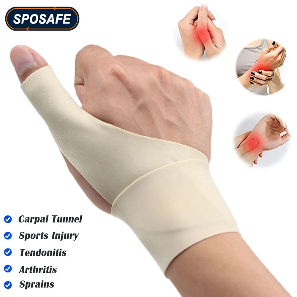 1Pcs Thumb Wrist Support Belt Wrist Compression Sleeve Splint for Sprained, Tendonitis, Carpal Tunnel,Hand Joint Pain,Arthritis