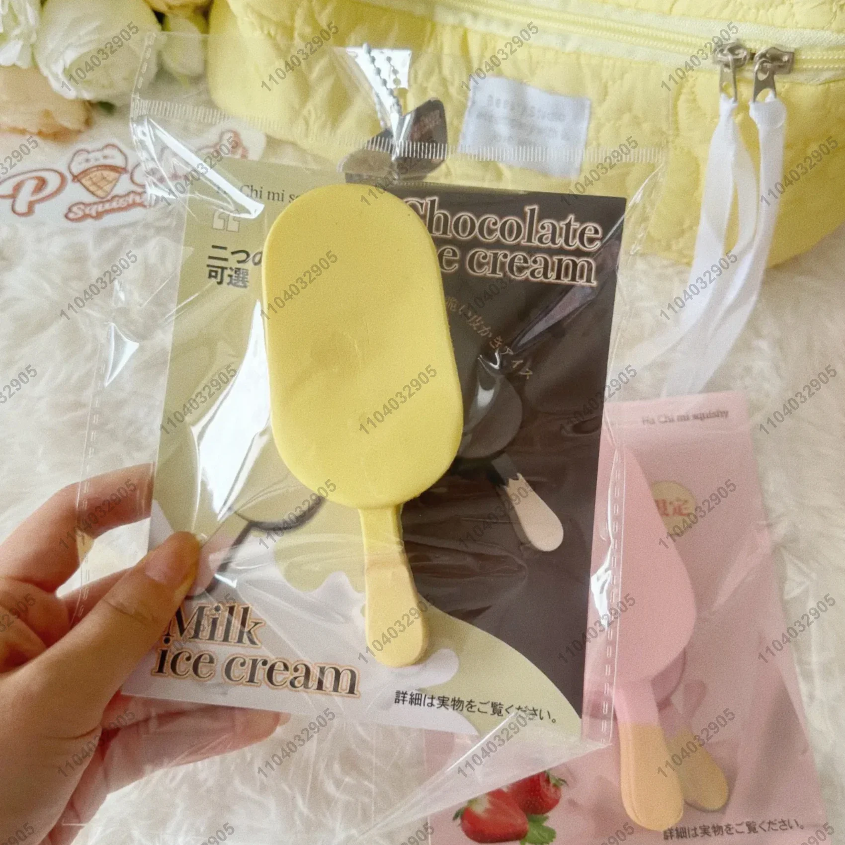 Chocolate Ice Cream Popsicle Squishy Toy Slow Rebound Stress Release Squeeze Toy Fidget Hand Relaxation Gift Dessert Toys Item