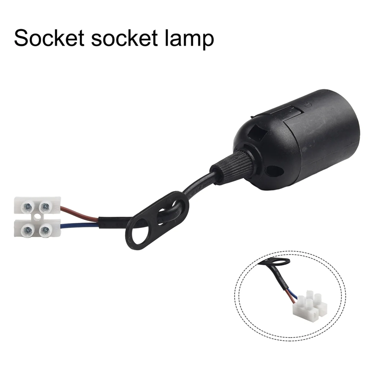 Baru 10 Buah E27 Dudukan Lampu Soket Konstruksi Dudukan Lampu DIY Situs Konstruksi Soket Renovasi Soket Aksesori Pencahayaan