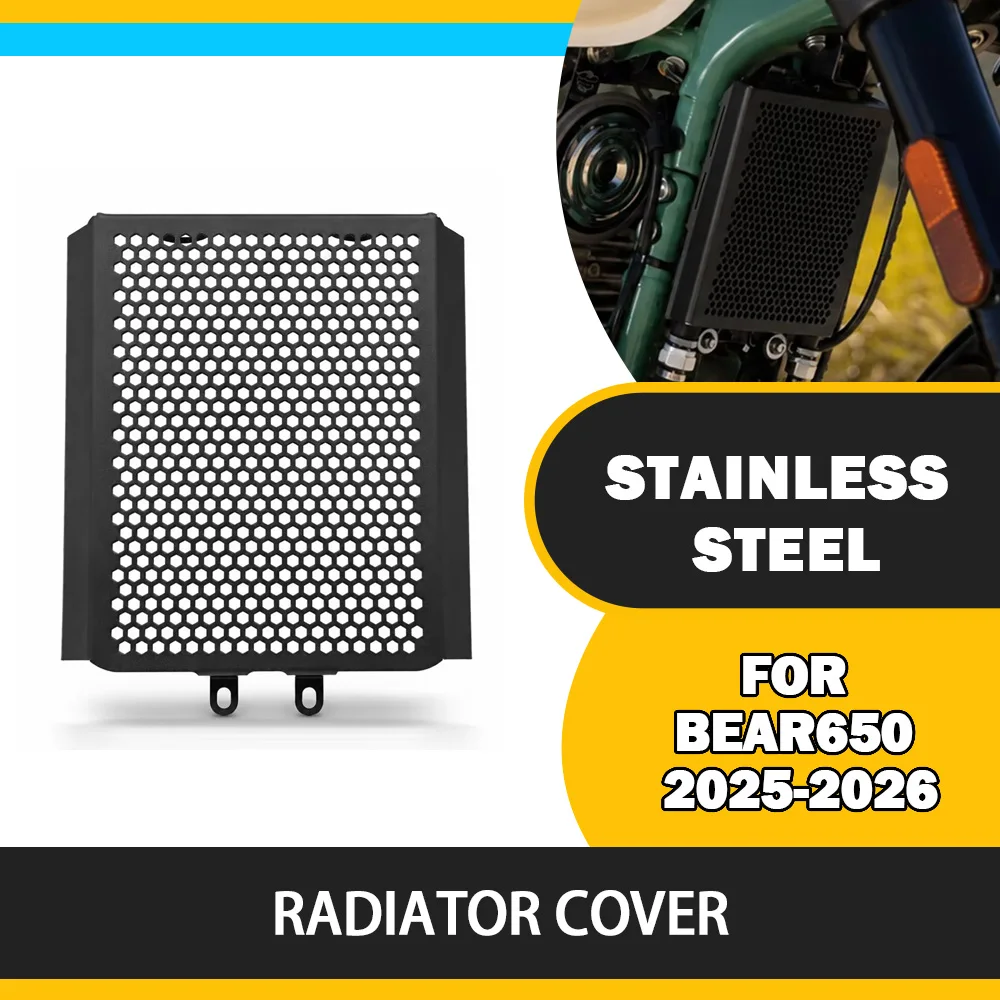 For Bear650 INT650 Big Bear 2025 2026 Motorcycles Accessories  Radiator Grille Motorcycle Cover Guard Radiator Protector Parts