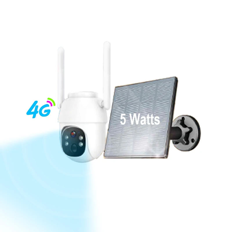 IP65 Waterproof Two-way Audio Outdoor Internal POE 4G Solar Security PTZ IP