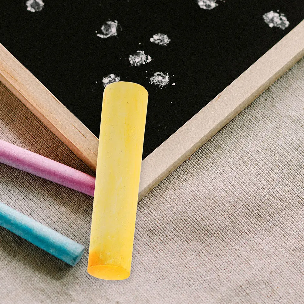 20Pcs Multi-Function Jumbo Chalk Washable Vibrant Color Chalk for Kindergarten Classroom Birthday Party Blackboard Newspaper