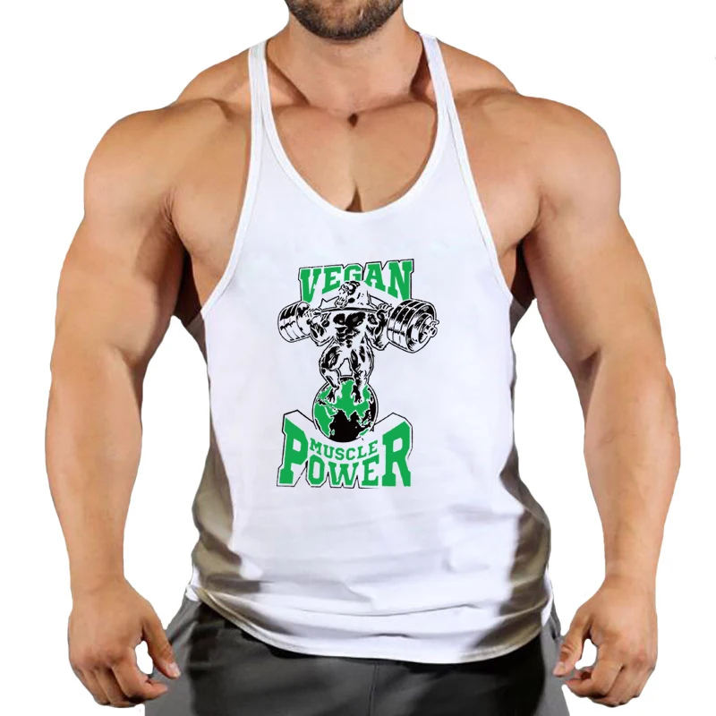 New Arrivals Bodybuilding stringer tank top Gym sleeveless shirt men Fitness Running Vest Singlet sportswear workout tanktop