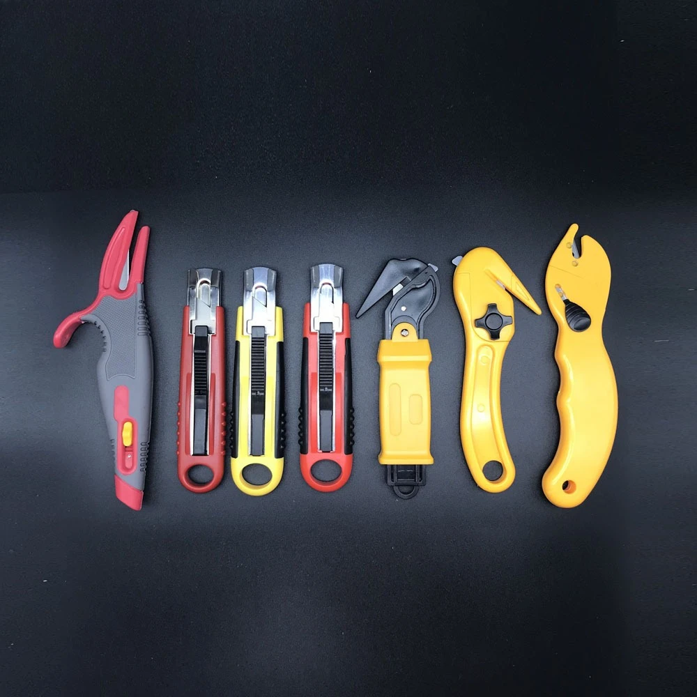 Safe unboxing knife, unboxing machine, express delivery artifact, safety knife, anti cutting hand, hidden double-edged knife