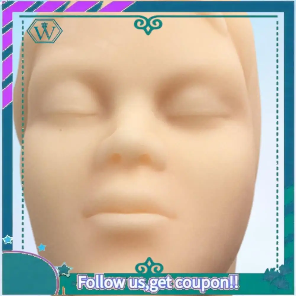 

Модернизированная микроформовочная силиконовая модель человеческих головок, имитация инъекционного шва на лице, кожная подушечка, модель манекена