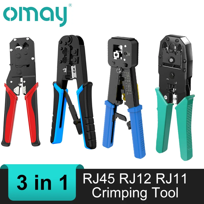 RJ45 Crimper RJ11 Narzędzie sieci Ethernet LAN Obcinak do kabli Szczypce do 6P 8P RJ11 RJ12 Szczypce sieciowe
