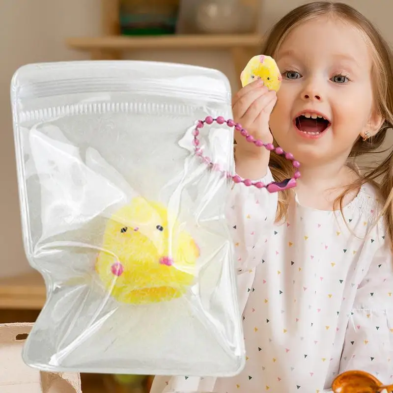 บีบของเล่นสําหรับเด็กน่ารักสัตว์บีบลูก Chick นวดหยิกของเล่นสนุก Props สําหรับห้องเรียนรางวัล Party Favors