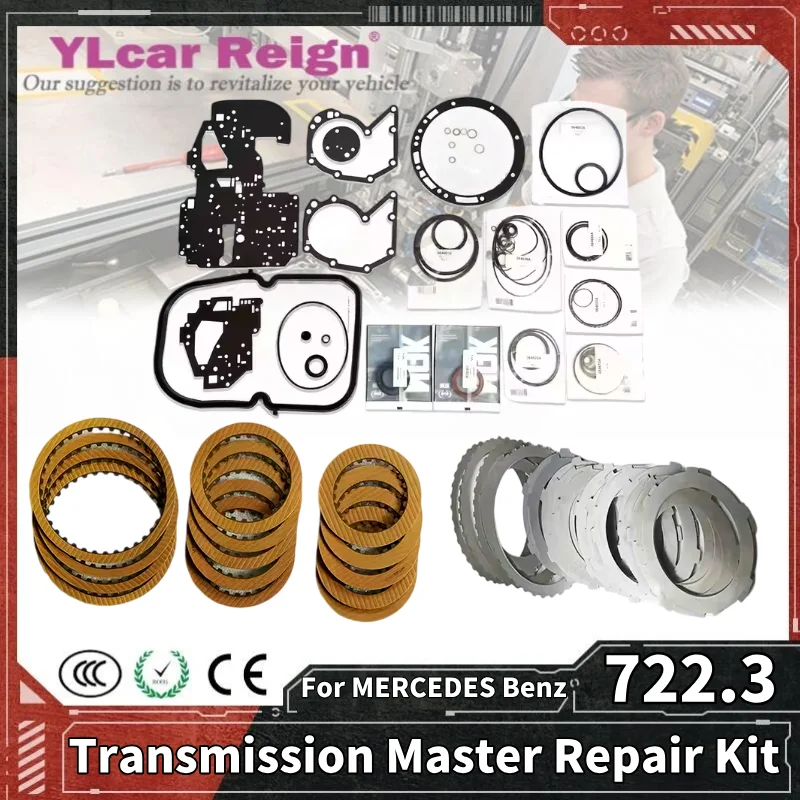 

722.3 Automatic Transmission Master Rebuild Repair Kit Gasket Oil Seals Friction Plates Discs For MERCEDES Benz Car Accessories