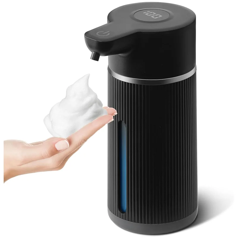 ABZA-Dispenser automatico di sapone Dispenser di sapone elettrico Montaggio automatico a parete con USB, ricaricabile per bagno, cucina