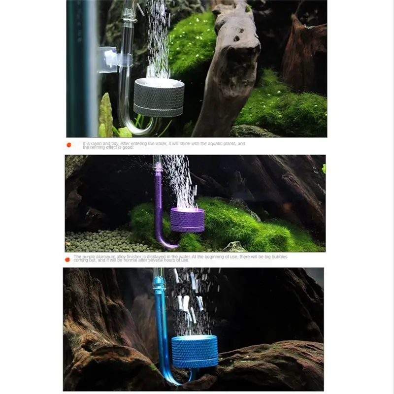 【Meters】 CO2 Atomizer System Diffuser Aquarium Carbon Dioxide Atomizer Aquatic Fish Tank Plant CO2 Diffuser Atomizer,