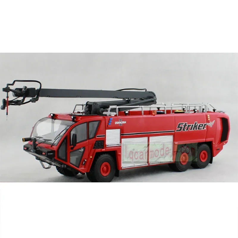 1:50 Scale OSHKOSH STRIKER Airport Fire Engine Simulation Alloy Finished Engineering Vehicle Model-Finish Painting Defect