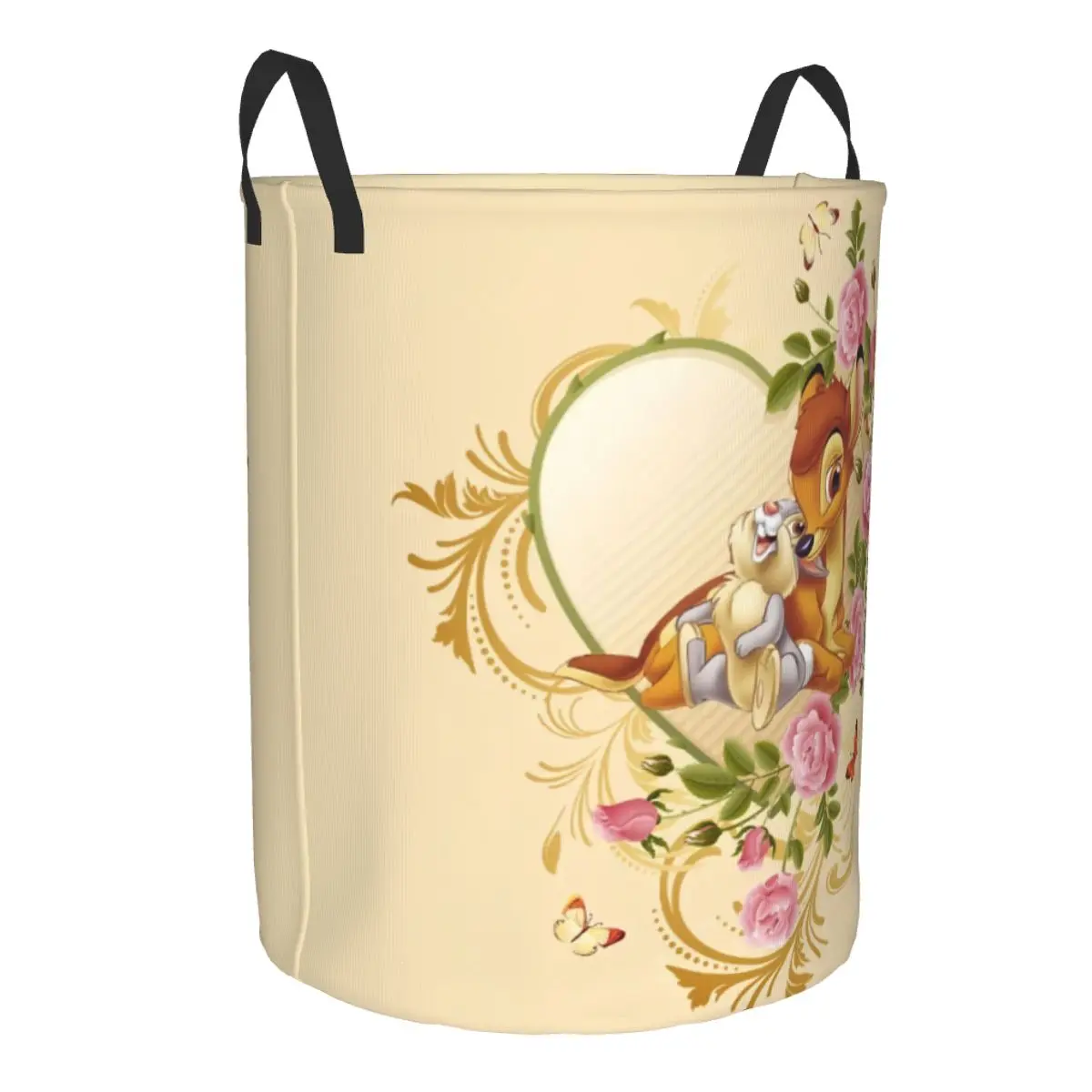 Bambi Animated Movies Laundry Basket Collapsible Large Capacity Clothes Storage Bin Baby Hamper - view 2