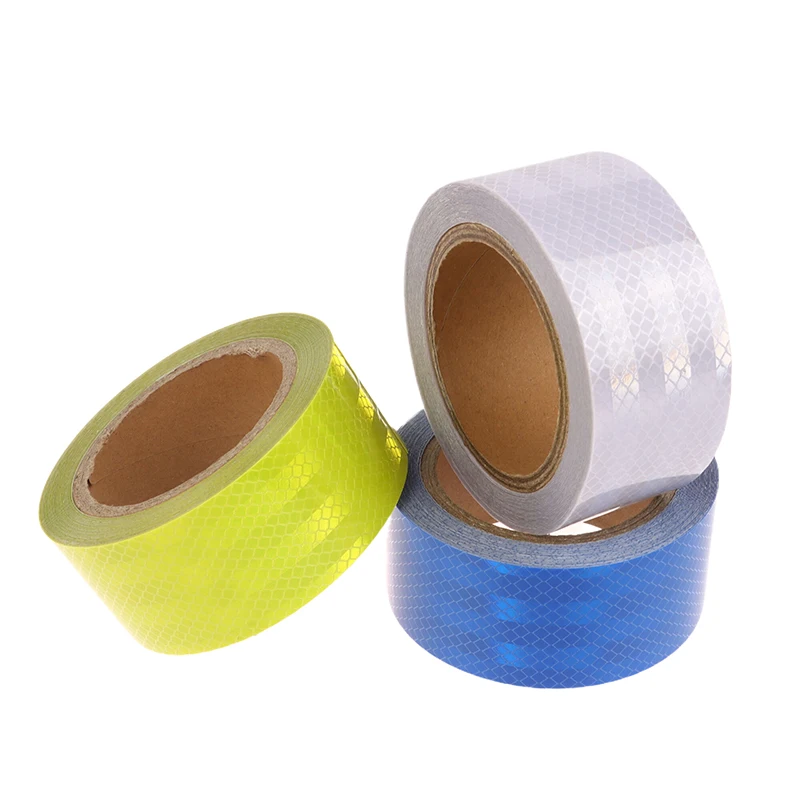 10M Reflective Tape Warning Light Reflector Protective Sticker Reflective Film Car Reflective Safety Strip Stickers Fluorescent