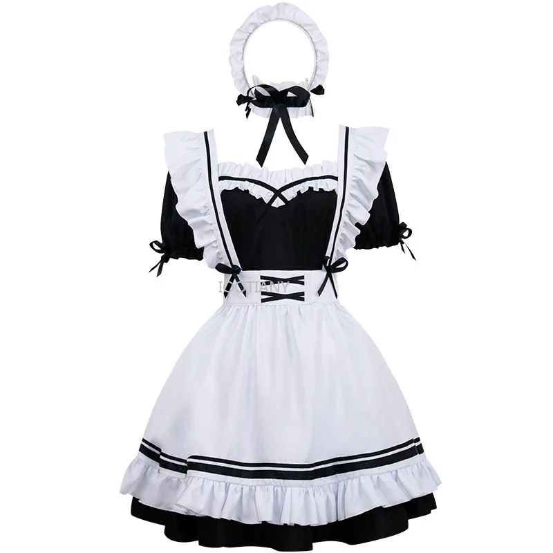 IOOTIany-Lolita Maid Cosplay Dress para Mulheres, Vestido Doce Bonito, Uniforme Japonês, Halloween, Carnaval, Masquerade, Show, Novo