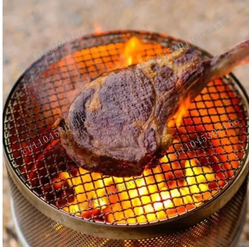 

Foldable Stainless Steel Fire Pit Smokeless Carbonization Stove for Outdoor Heating for Garden Wholesaler Adventures