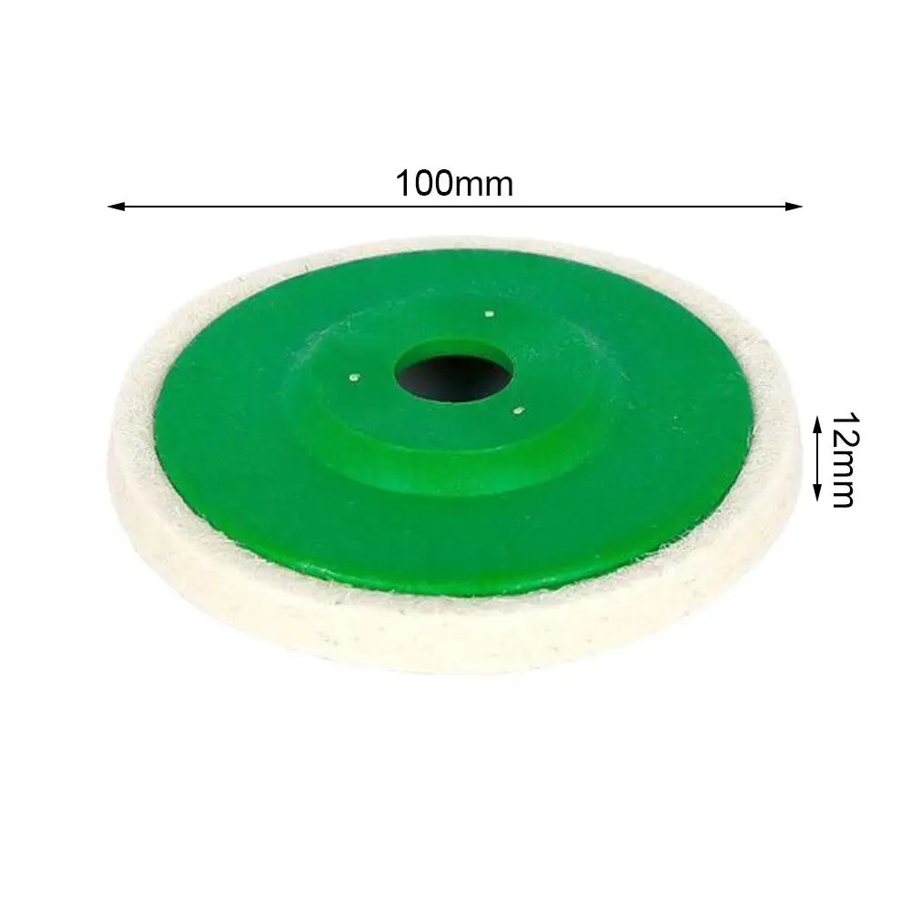 100mm Wool Polishing Wheel Polishing Pads Angle Grinder Wheel Felt Polishing Disc For Metal Marble Glass Ceramic Tool