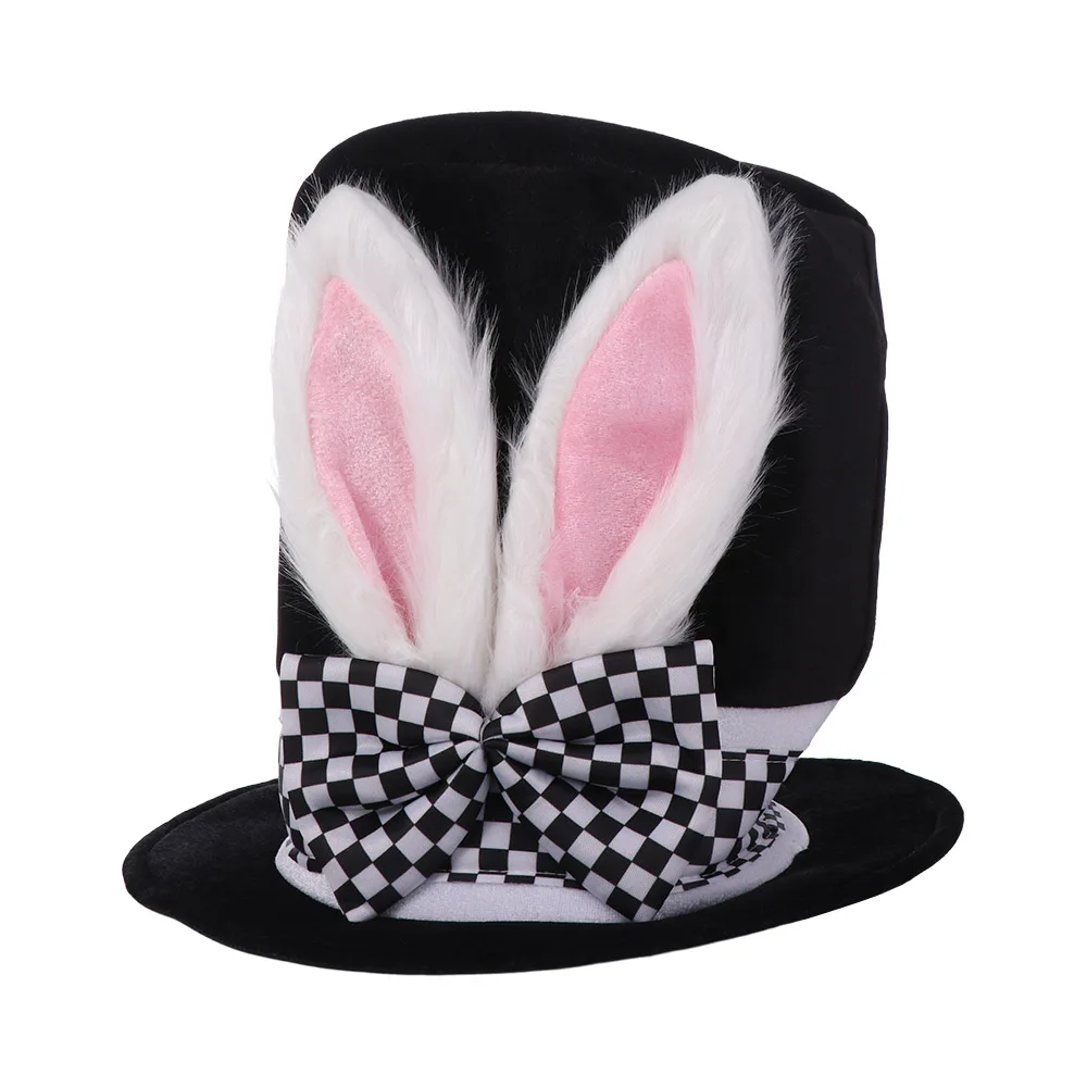 

Fashion Realistic Easter Bunny Cosplay Props Party Funny Rabbit Ear Hat Velvet Halloween
