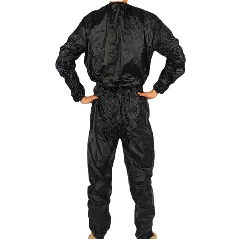 Heavy Duty Sauna Suit Anti Rip Gym Sweat Fitness For Weight Loss Exercise Training Equipment Set