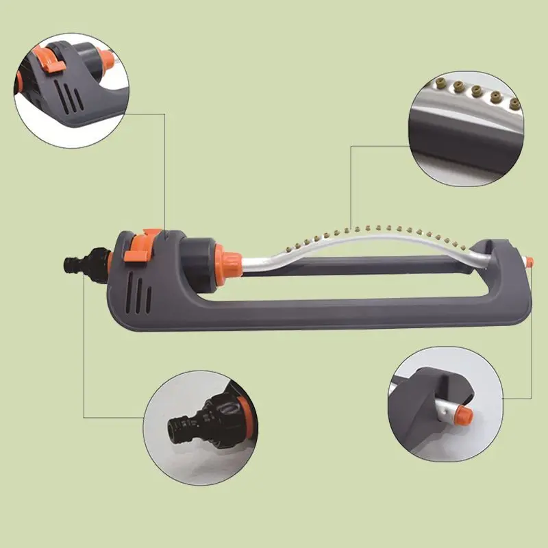 

Автоматические осциллирующие спринклерные поливочные садовые спринклеры с 19-отверстием для полива газонов/обслуживания моста/охлаждения крыши