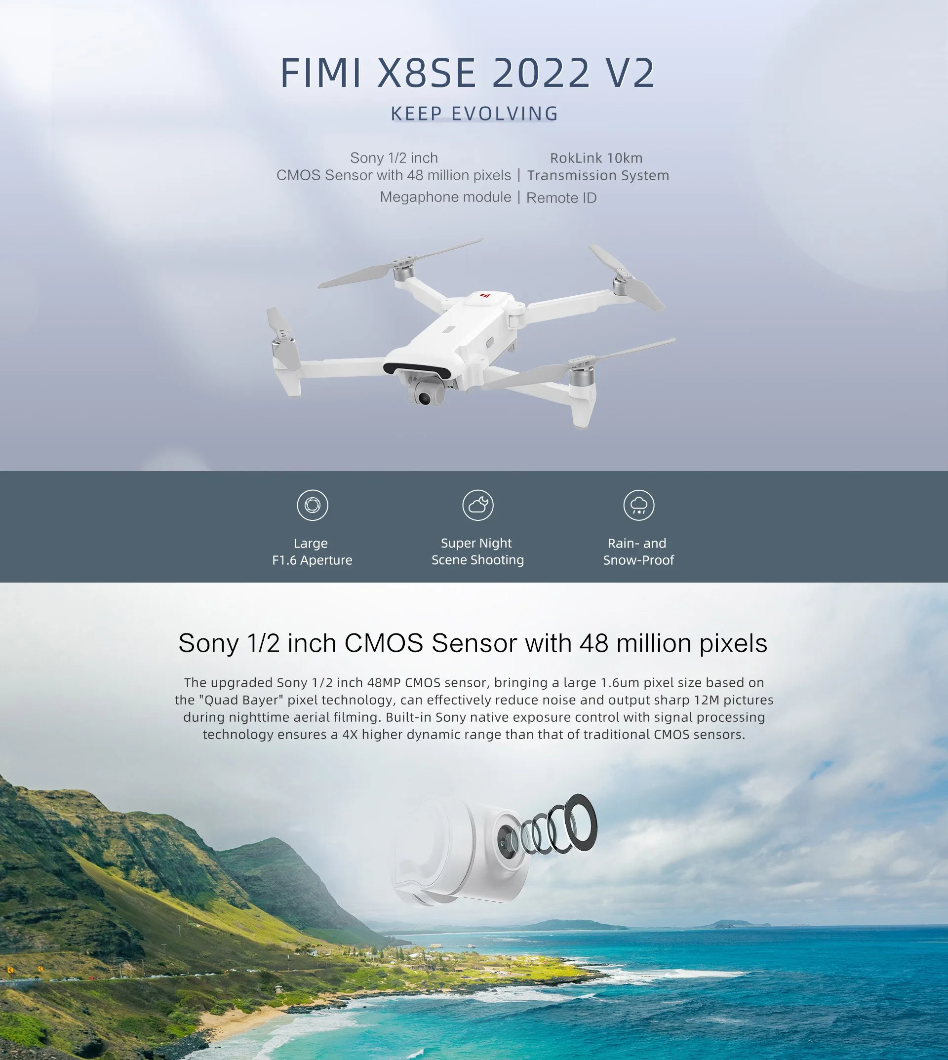 Fimi X8 SE Foldable Small Long Range Distance Rc Gps Hd 4K Quadcopter With  Mini