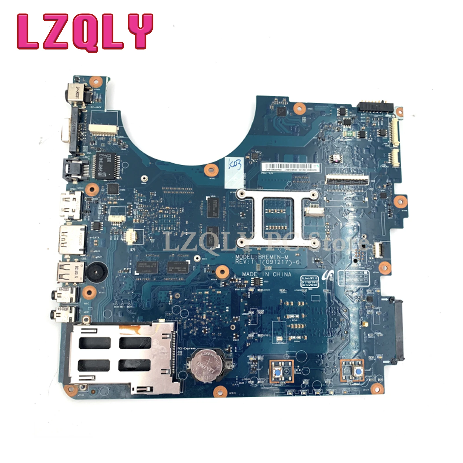 LZQLY For Samsung NP-R780 R780 BA92-06145A BA92-06145B BREMEN-M Laptop Motherboard GT330M 1GB HM55 DDR3 Free CPU