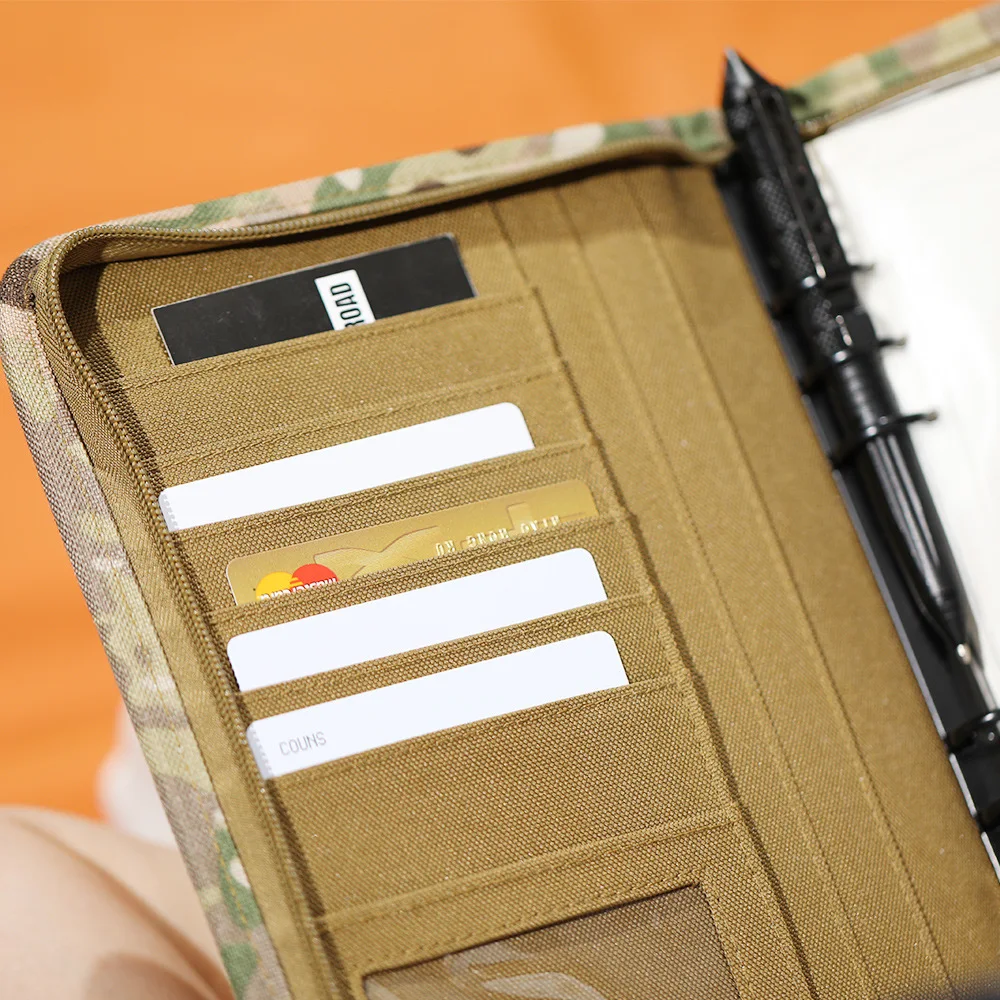 A6 전술 노트북 커버 (45페이지, 방수, 플래너, 현장 학습용)