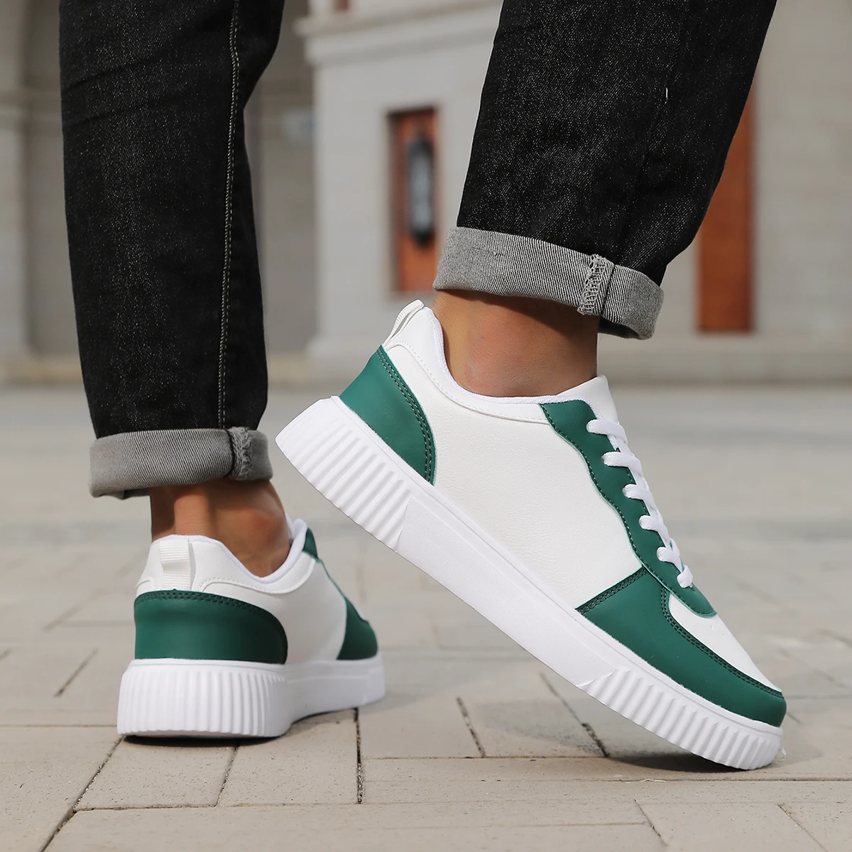 

Women's Casual Shoes Breathable Walking Flat Shoes Sneakers White Female Footwear Sports Running Outdoor Walking For Men Tennis