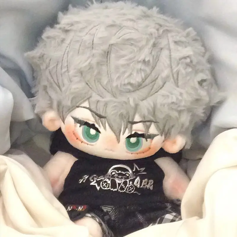 

20cm Ava Anime Alien Stage Till Ivan Plush Dress Up Cotton Doll Cosplay Clothes with Skeleton Plushie Ears Toys for Kids Gifts