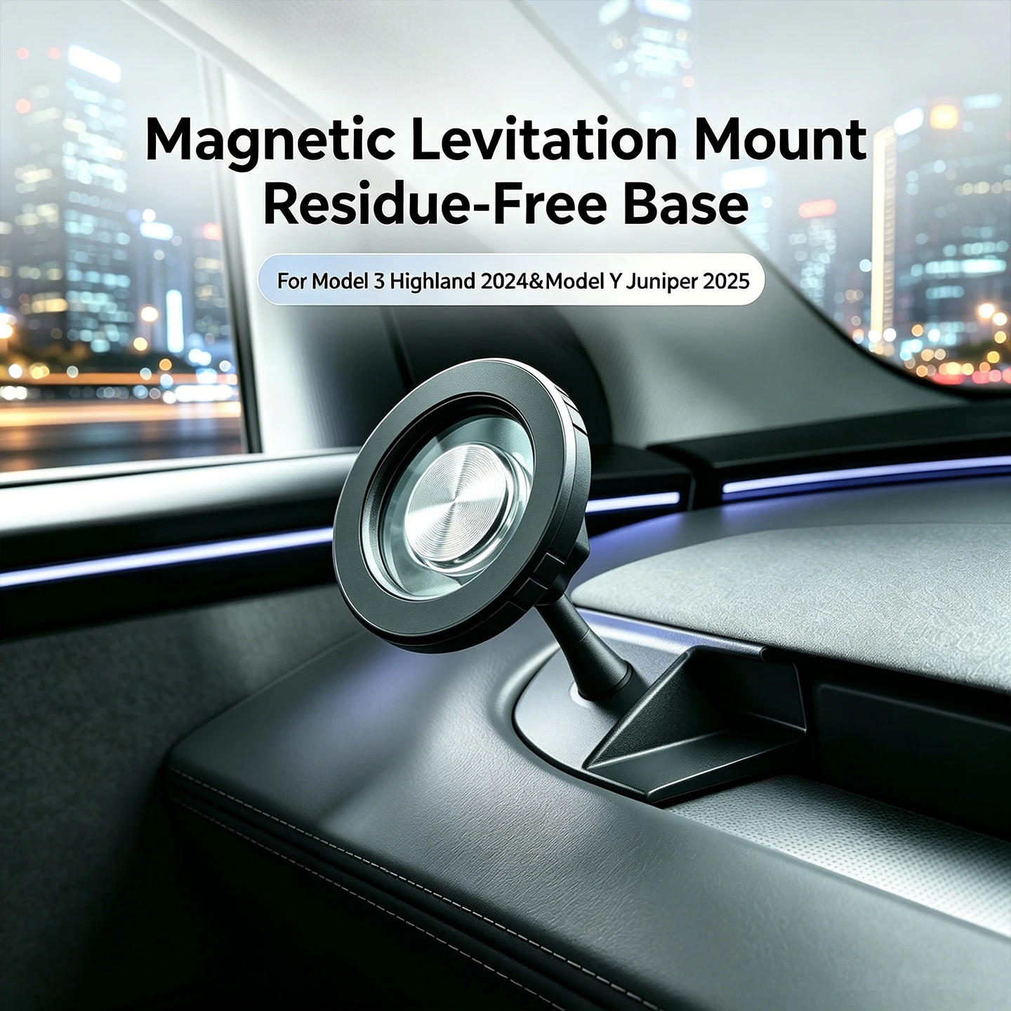 Mobile Phone Holder For Tesla Model 3 Y Highland Juniper Stronger Magnetic 360°Rotatable Car support base holder Accessories