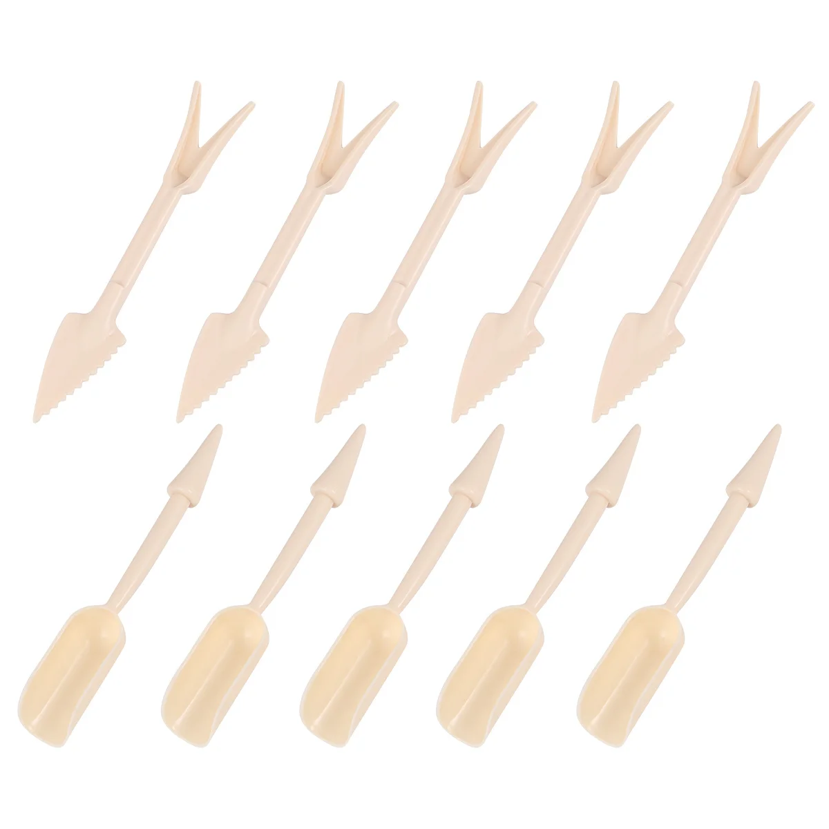 

10Pcs Plastic Garden Widger Seedlings Transfer Tool Digging Loosening Soil Transplanting Planting for