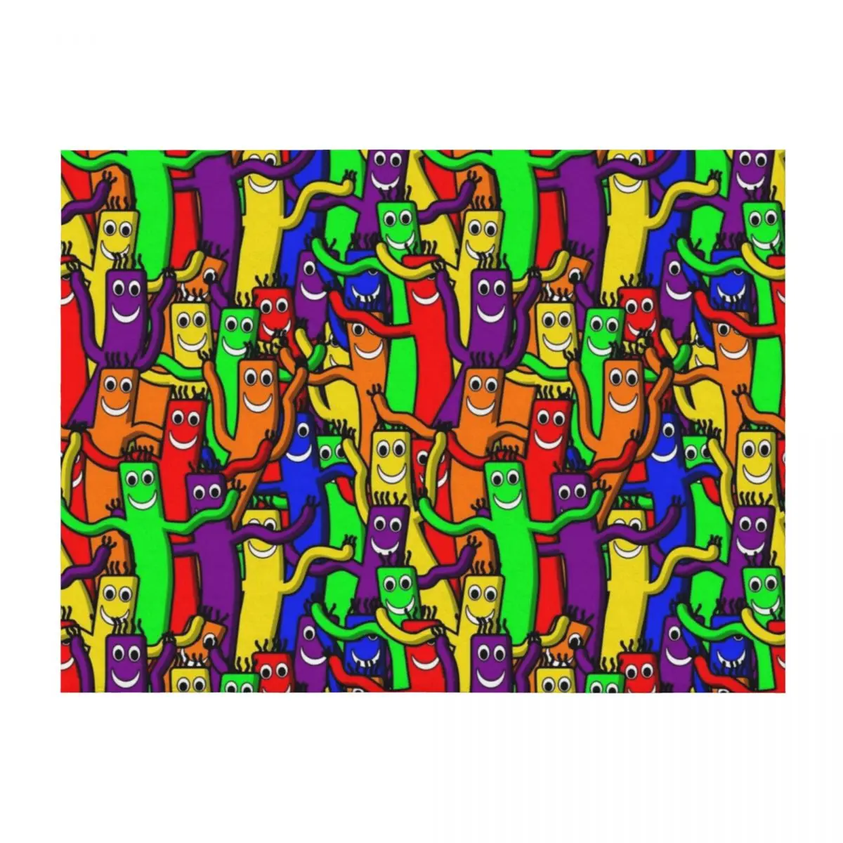 

wacky inflatable arm flailing tube man Throw Blanket Thin Multi-Purpose Weighted Single Blankets