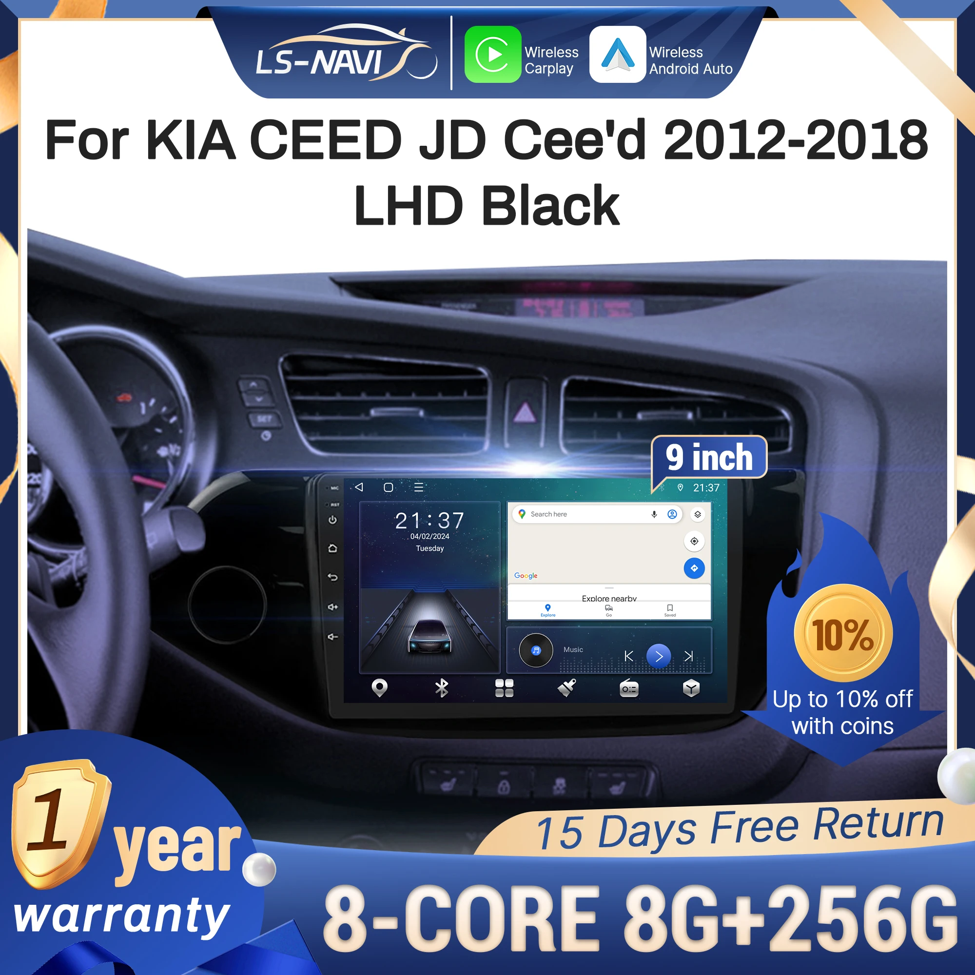 For Kia Ceed Jd Cee… - image