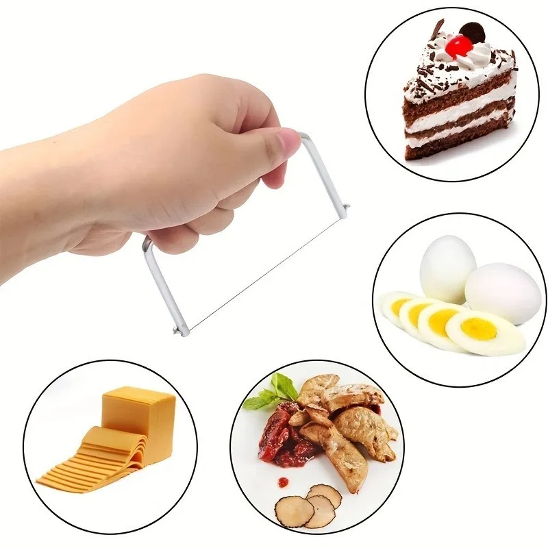 1pc Cheese Slicer - Perfect for Butter, Cheese, Eggs, Tofu & Cake! for Hotels, Restaurant, Bulk Kitchenware&tableware