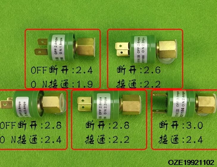 High Pressure Protection Switch for Air Conditioner Heat Pump/Compressor - High and Low Pressure Switch with Welding Joint