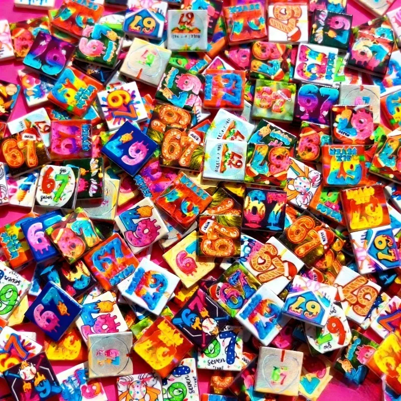 DIY Mosaic Theme Meltable Glass Decorative Material Slices for Handmade Mosaic Art And Craft Decoration