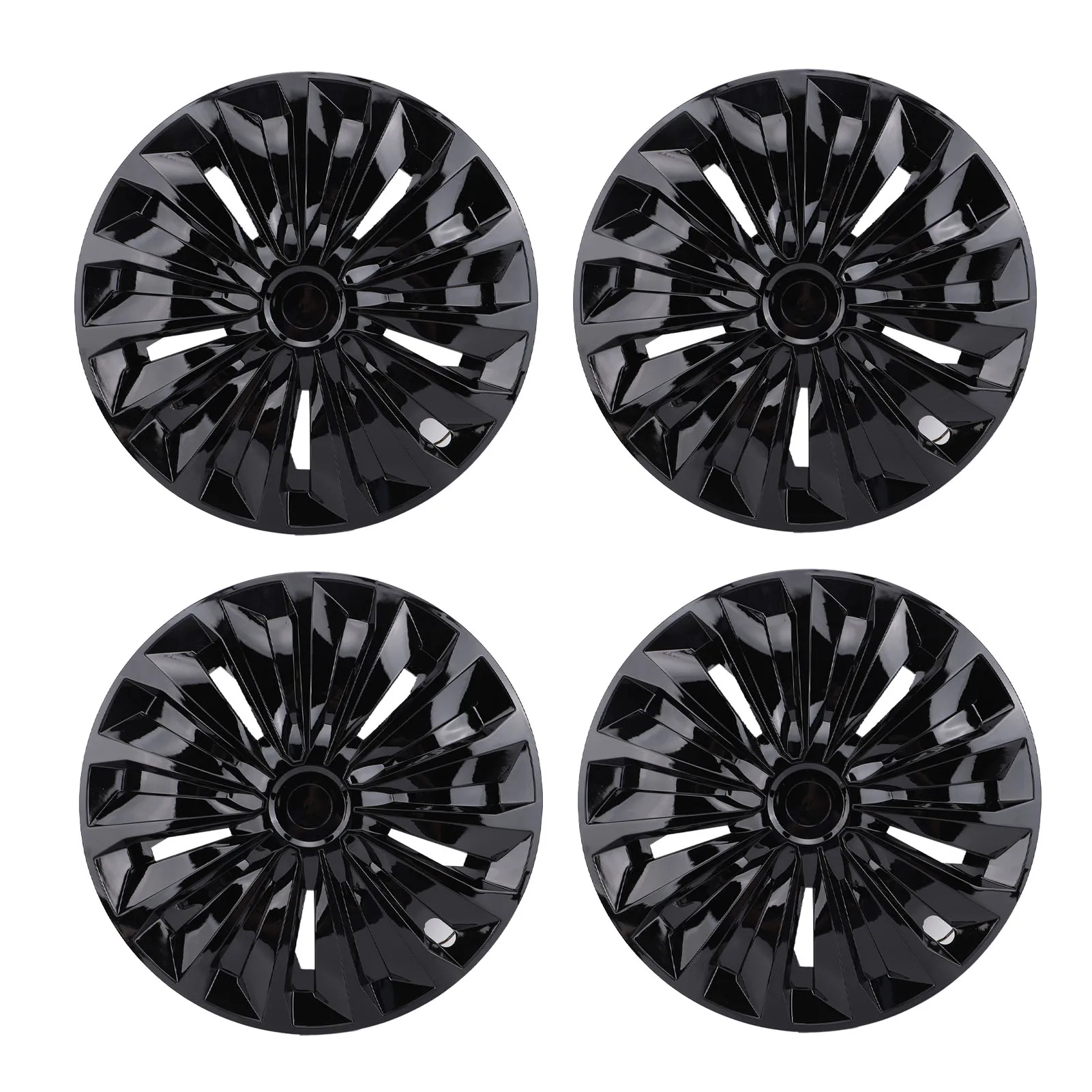 

4 шт. 15-дюймовые автомобильные колпаки с полной защитой, стильный вид, универсальная защелка на колесный обод R15, чехол для большинства автомобилей, грузовиков, внедорожников