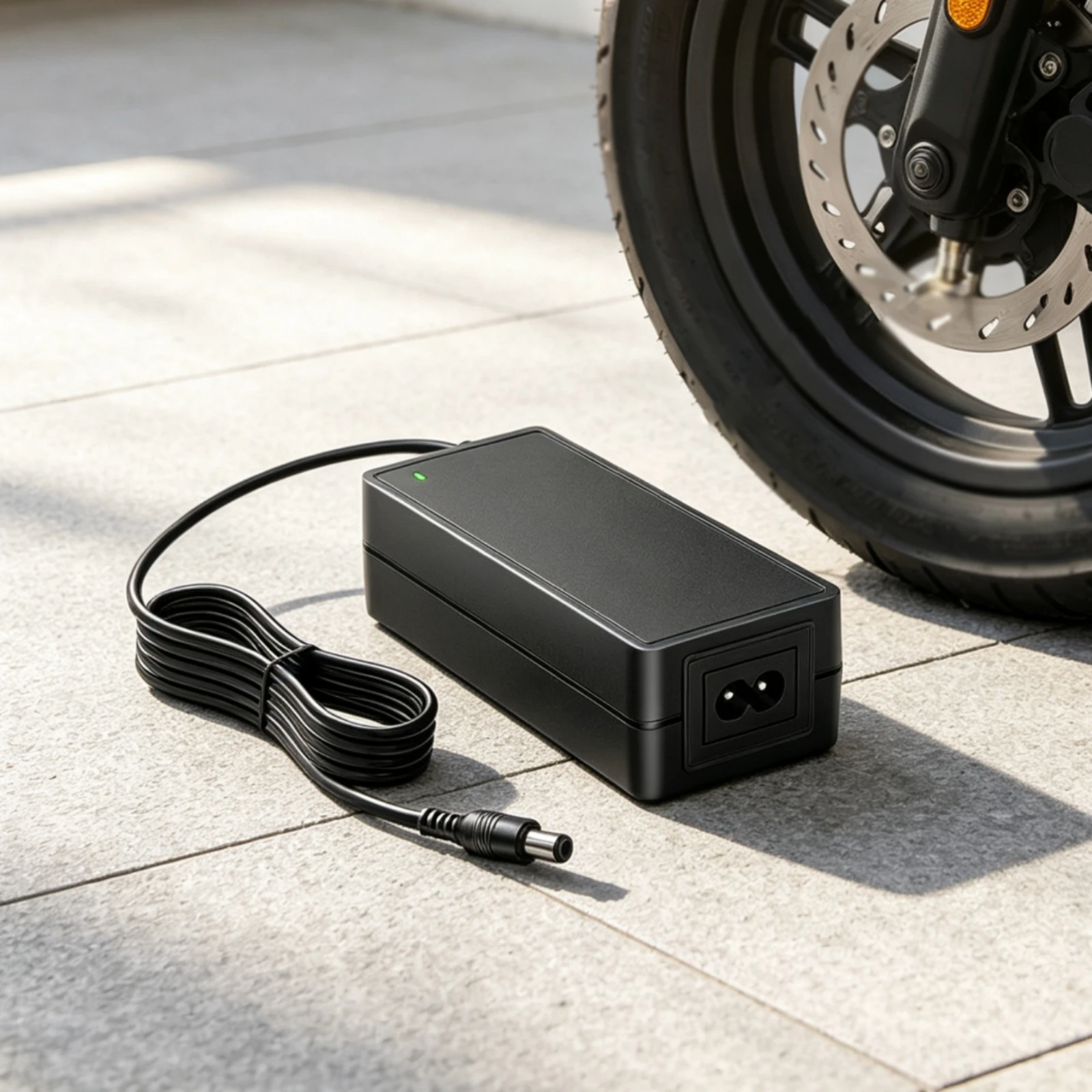 42v-2a-充電器-インジケーターライト付きコンパクト充電器