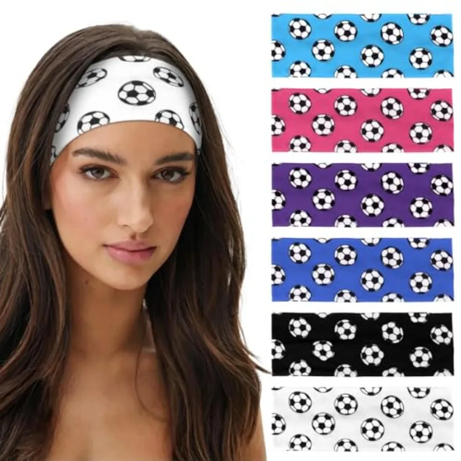 

6Pcs Soccer Headbands