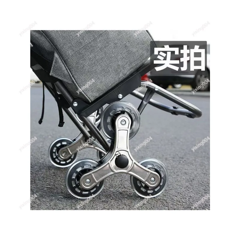 Triangular Stair Climber Wheels Durable Rollers for Grocery Cart Accessories