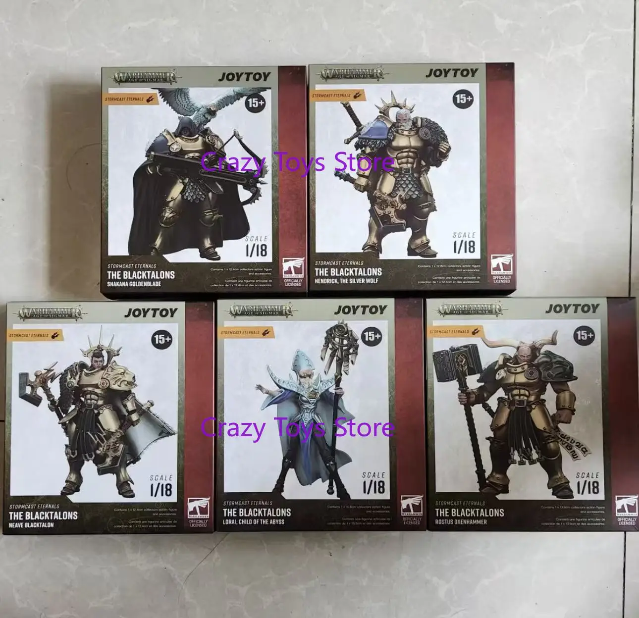 

In Stock JOYTOY Dark Source Sigma Era Thunder Casting God Army Black Claw Team Group 4 1:18 Movable Soldiers