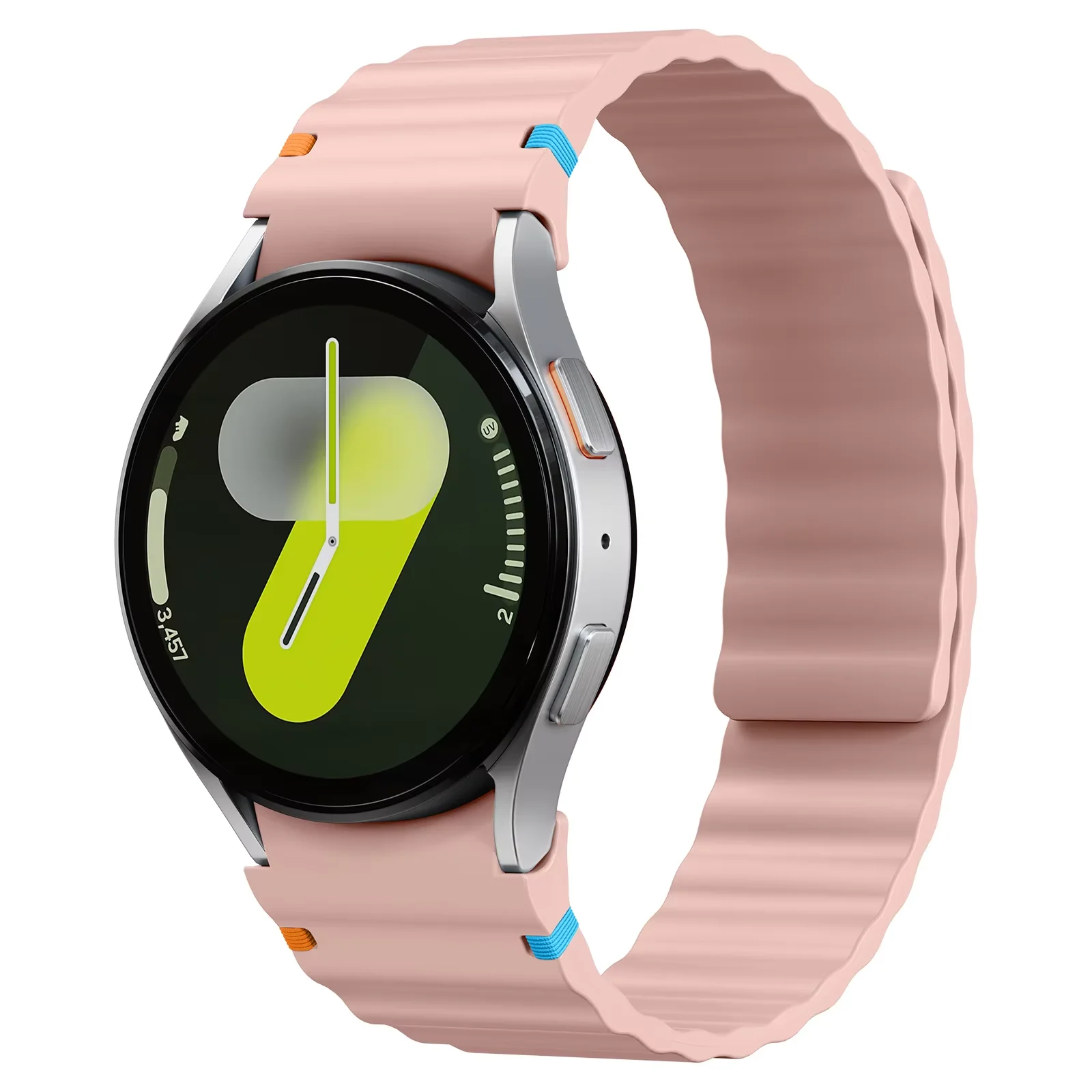 Magnetisches Silikonarmband für Samsung Galaxy Watch 7 FE 6 5 4 Classic 5 Pro 40mm 44mm Nahtloses Armband Correa Galaxy Watch 7 Armband – Detail 2
