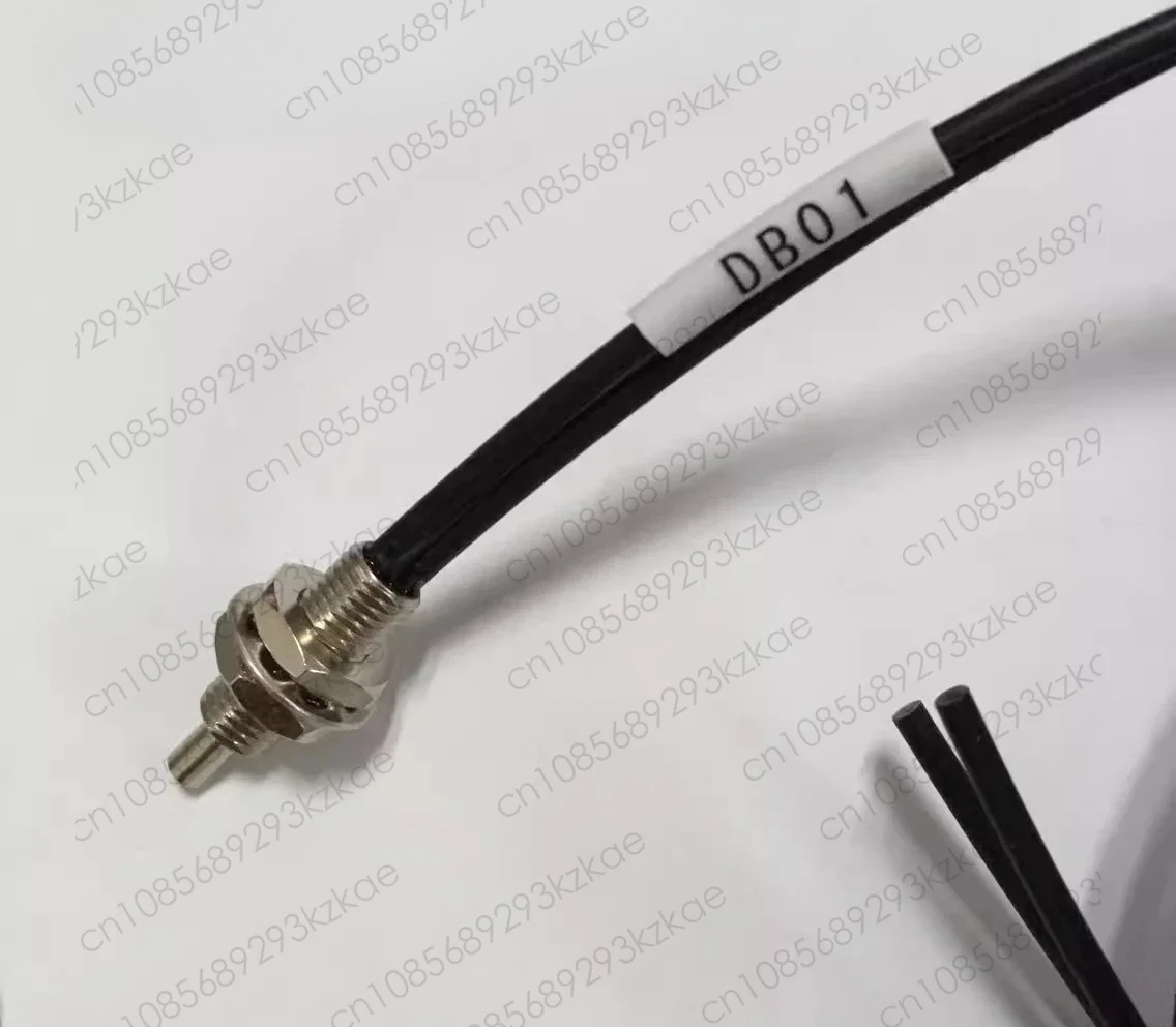 3pcs Inkjet printer fiber optic induction cable LL3-DB01 amplifier sensor M6 stainless steel probe photoelectric eye
