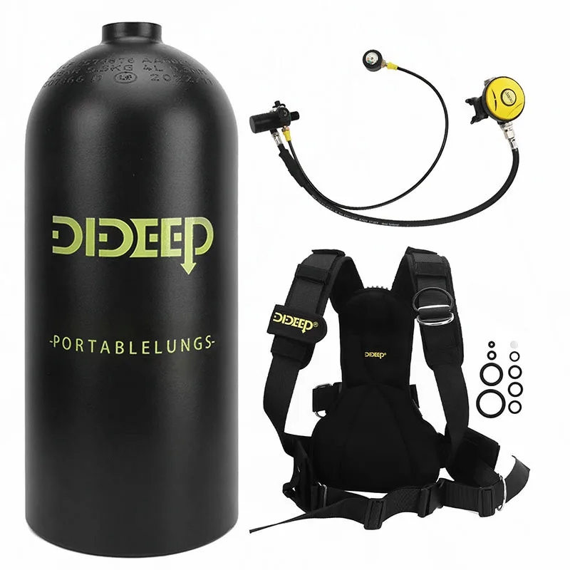 

Diving Snorkelling Equipment Diving Rebreather Oxygen Tank 3L X6000 Rebreather + Double Shoulder Clip