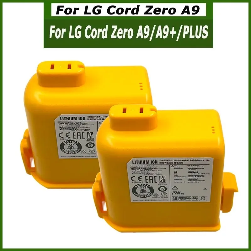 Original Vacuum Cleaner battery EAC63758601 for LG Cord Zero A9,Cord Zero A9+,A9, Cord Zero A9 Plus,A9M,A958,A958SK